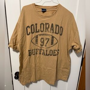 Colorado Buffaloes Graphic Tee in gold-ish color